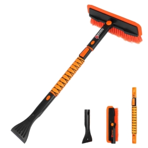Andeman 37.6inch Extendable 3-in-1 Ice Scraper