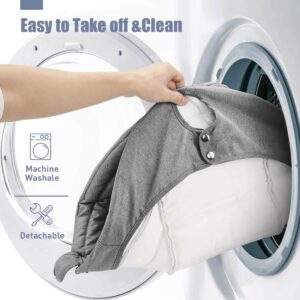 Motorized Portable Baby Swing Gray