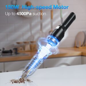 YURIKO Handheld Cordless Vacuum Cleaner for Car Pet Home Cleaning