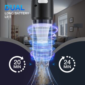 YURIKO Handheld Cordless Vacuum Cleaner for Car Pet Home Cleaning