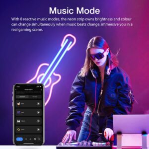 10ft RGBIC IP67 Waterproof Strip Light with Wi-Fi APP Control