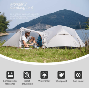 Naturehike Mongar 2 People Camping Tent 210T