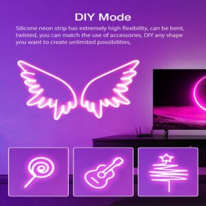 10ft RGBIC IP67 Waterproof Strip Light with Wi-Fi APP Control