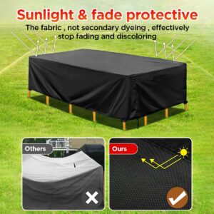 Essort Patio Furniture Cover 124*63*29 inch