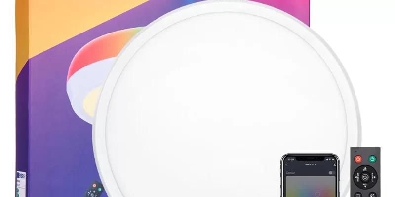 BlitzWill® BW-CLT2 LED Smart Ceiling Light 40cm with Main Light and RGB Atmosphere Light 2700-6500K