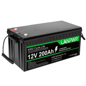 LANPWR 12V 200Ah LiFePO4 Battery Pack 2560Wh