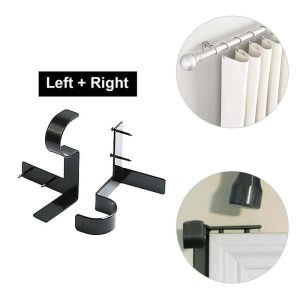 4-Piece Curtain Rod Brackets Set