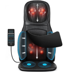 Binecer Neck & Back Massager Cushion Pad w/ Heat Shiatsu