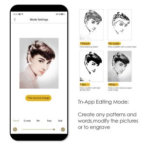 LaserPecker Pro Deluxe Smart Laser Engraver With Auto-focusing