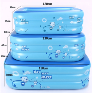 3-Layer Children Inflatable Swimming Pool 1.8M